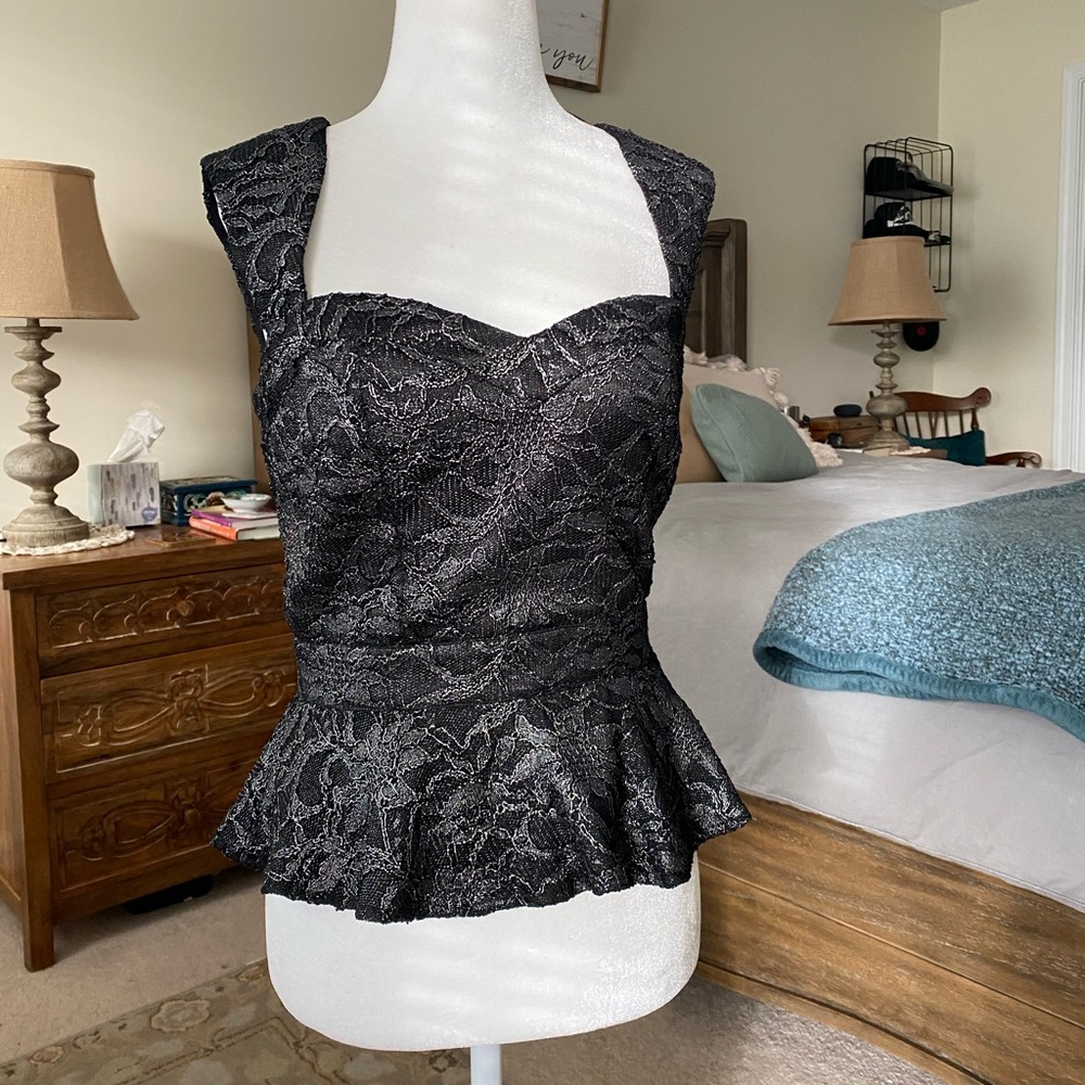 Bebe Peplum Top